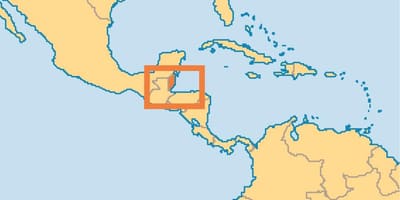 Belize vị trí trên bản đồ thế giới