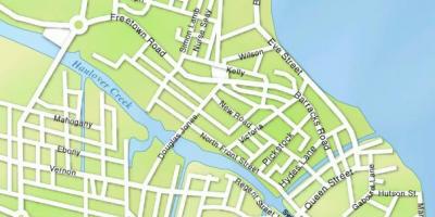 Bản đồ của Belize đường phố