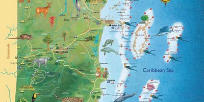 Belize cổng bản đồ