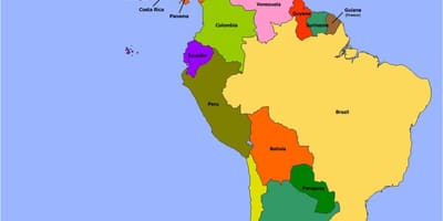 Bản đồ của Belize nam mỹ