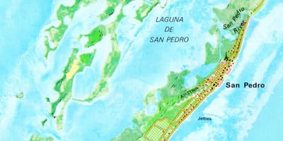 San pedro Belize bản đồ đường phố