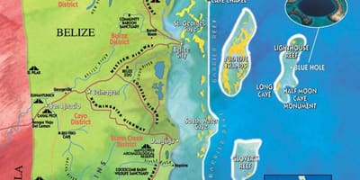 Bản đồ của thuốc lá thuốc Belize